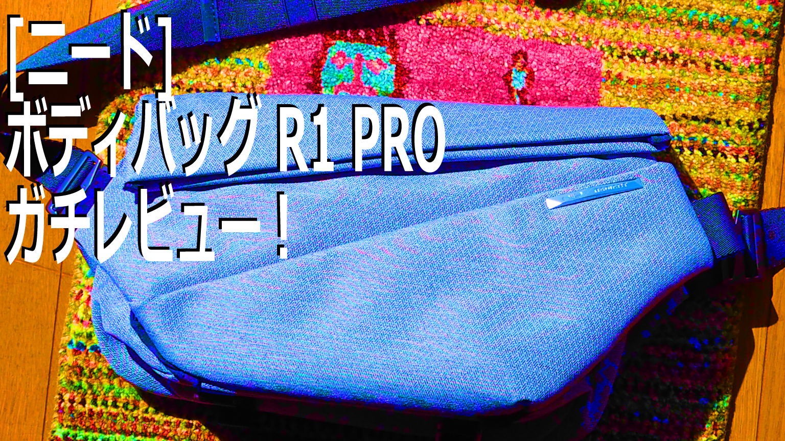 【NIID】ニード ボディバッグR1-Pro ガチレビュー！【ミラーレス一眼カメラ入れてみた】
